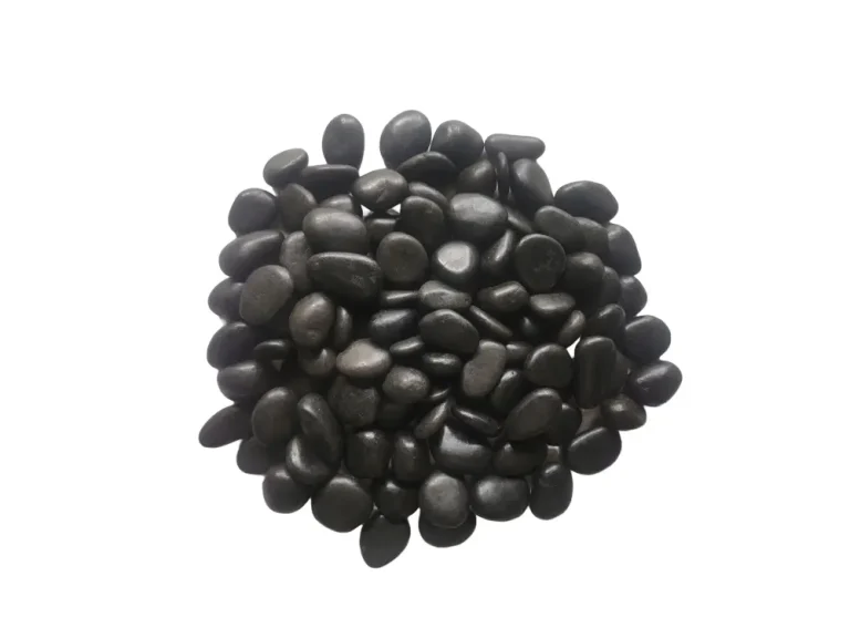 black stone pebbles