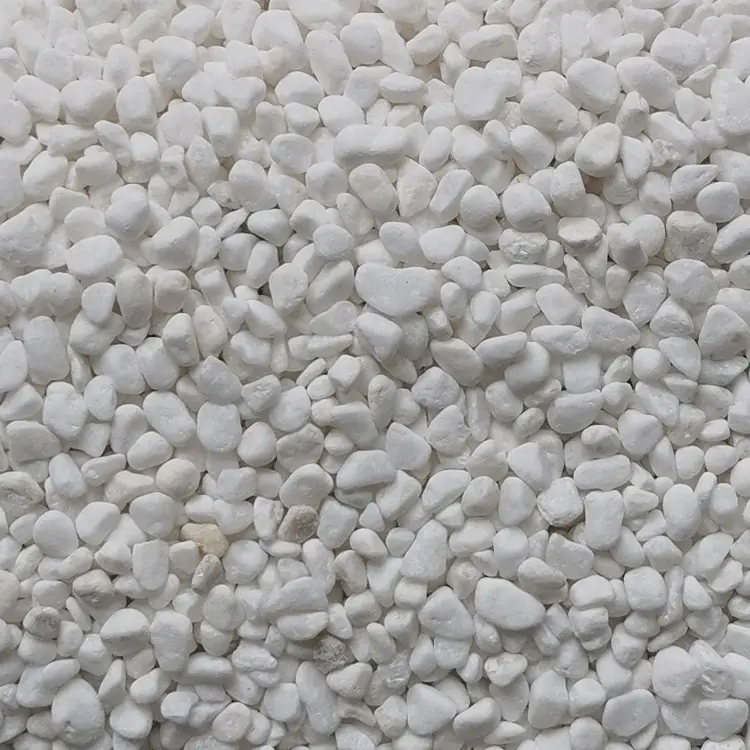 white pebble stone