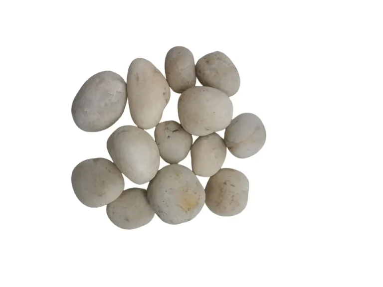 white pebble stone