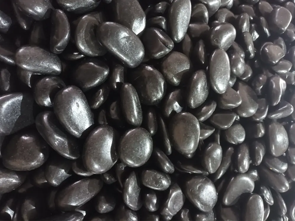 black pebble stone